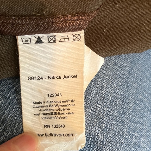 🔥Fjällräven Kanika/Nika G‑1000 Windbreaker — Olive XXS | Excellent Condition 🔥 - Picture 16 of 16
